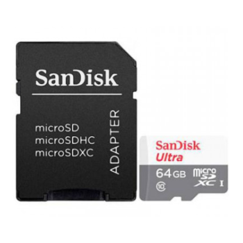 Card memorie 64GB SANDISK ULTRA MICROSDXC +/SD ADAPTER 100MB/S CLAS 10 UHS-I SDSQUNR-064G-GN3MA Card memorie 64GB SANDISK ULTRA MICROSDXC +/SD ADAPTER 100MB/S CLAS 10 UHS-I SDSQUNR-064G-GN3MA