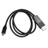 Accesoriu V7 USB-C TO DISPLAYPORT CABLE 2M/VID+DATA CABLE 21.6GBPS 4KOUTPUT V7UCDP-2M