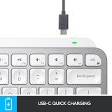 Tastatura Logitech MXKEYS MINI WRLS ILLUMINATED KB/PALE GREY - US INT.L - INTNL 920-010499