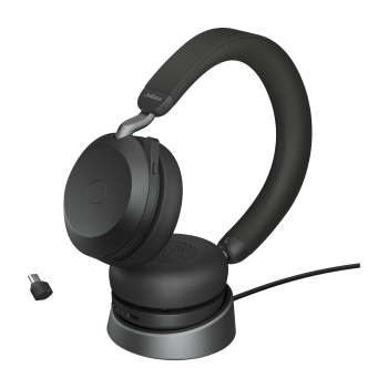 Casti JABRA EVOLVE2 75 LINK380C UC/STEREO STAND BLACK 27599-989-889