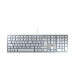 CHERRY KC 6000 SLIM SILVER CORDED KEYBOARD USB              UK