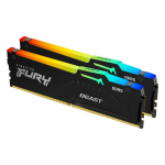 Memorie Kingston 16GB DDR5-4800MT/S CL38 DIMM/(KIT OF 2) FURY BEAST RGB KF548C38BBAK2-16