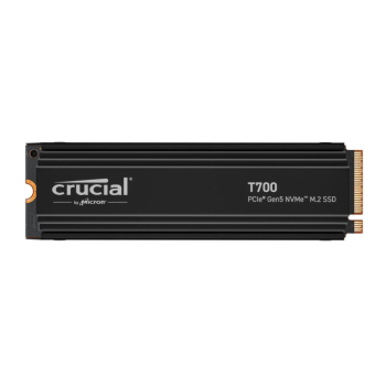Crucial T700 2TB PCIe Gen5 NVMe M.2 SSD with heatsink, EAN: 649528936721 CT2000T700SSD5 
