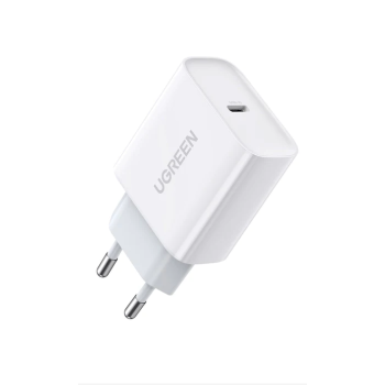 INCARCATOR retea Ugreen, CD137 Quick Charge 20W, 1 x USB Type-C 5V/3A, alb 60450 (timbru verde 0.18 lei) - 6957303864508 