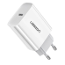 INCARCATOR retea Ugreen, CD137 Quick Charge 20W, 1 x USB Type-C 5V/3A, alb 60450 (timbru verde 0.18 lei) - 6957303864508 