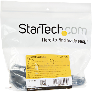 Cablu StarTech 1M C14 TO C13 POWER CORD/. PXT1001M