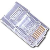 MUFA RJ-45 GEMBIRD pt. cablu UTP, Cat5e, RJ-45 (T), plastic, 10 buc, PLUG3UP6/10 