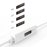 Adaptor J5Create USB-C DYNAMIC POWER METER/CHARGING CABLE TO USB-C JUCP14-N