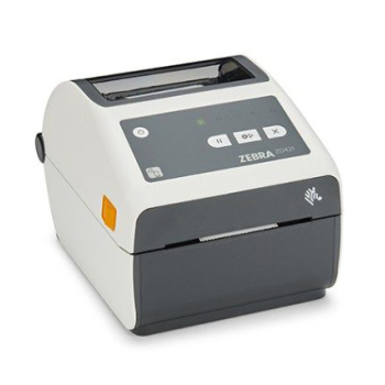 Zebra Thermal Transfer Cartridge Printer ZD421, Healthcare; 203 dpi, USB, USB Host, Modular Connectivity Slot, 802.11ac, BT4, ROW, EU and U ZD4AH42-C0EW02EZ
