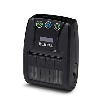 Imprimanta Zebra ZQ210, 2.25 inch DT Printer, Bluetooth, label&receipt printing, Belt clip, USB cable, English/Latin/Cyrillic ZQ21-A0E01KE-00