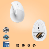 Mouse Logitech LIFT OFF-WHITE/PALE GREY - EMEA/ 910-006475