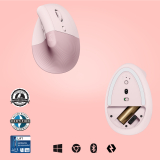Mouse Logitech LIFT - ROSE/DARK ROSE - EMEA/ 910-006478