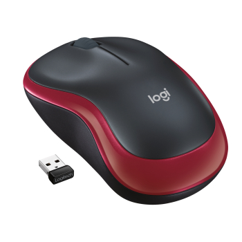 Logitech WIRELESS MOUSE M185 RED/.IN 910-002237