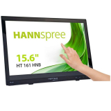 Hannspree, HT161HNB, Monitor, Touch, 15.6 Wide, 1366x768, 220cd/m?, 12 ms, 500:1 , HDMI & VGA, 1W x 2, Black HT161HNB (timbru verde 7 lei) 