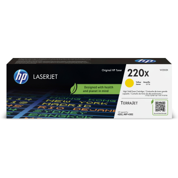 HP 220X YELLOW ORIGINAL/LASERJET TONER CARTRID W2202X