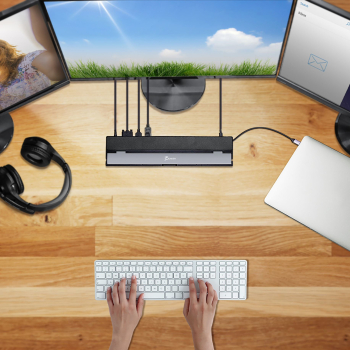 Docking Station J5Create USB-C TRIPLE DISPLAY DOCKING/STATION WITH 100W PD ADAPTER - E JCD543P-EN