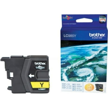 Cartus Brother LC-985Y INK CARTRIDGE YELLOW/F/ DCP-125J DCP-J315W MFC-J265W LC985Y
