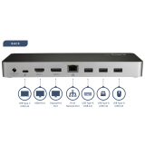 StarTech DUAL MONITOR USB C DOCK - PD/. DK30CHDPPDUE