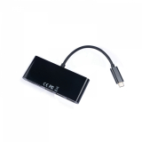 Hub V7 USB-C MALE TO MULTIPORT ADAPTER/USB-C 3XUSBA 3.2GEN1 SD MCROSD V7UC3U-HUB-BLK-1E