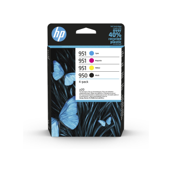 Combo-Pack Original HP CMYK, 6ZC65AE, pentru OfficeJet Pro 251|276|8100|8600A|8610|8620, , (timbru verde 0.60 lei), 6ZC65AE 