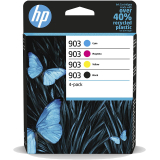 Combo-Pack Original HP CMYK, nr.903, pentru OfficeJet Pro 6950|6960|6970, , (timbru verde 0.60 lei), 6ZC73AE 