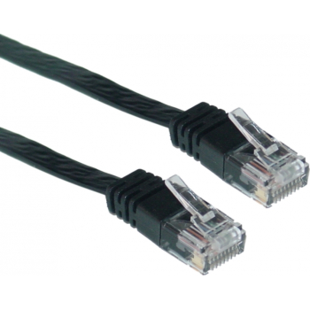 Patch cord Spacer Cat. 5E, UTP, 2 m, negru SP-PT-CAT5-2M-BK