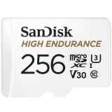 Card memorie SanDisk HIGH ENDURANCE MICROSDHC/256GB CARD WITH ADAPTER SDSQQNR-256G-GN6IA