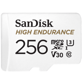 Card memorie SanDisk HIGH ENDURANCE MICROSDHC/256GB CARD WITH ADAPTER SDSQQNR-256G-GN6IA