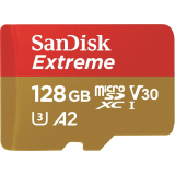 Card memorie SanDisk EXTREME MICROSDXC 128GB SD/ADAPTER ACTION CAMS AND DRONES 1 SDSQXAA-128G-GN6AA