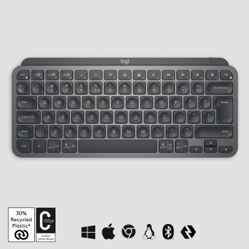 Tastatura Logitech MXKEYS MINI WRLS ILLUMINATED KB/GRAPHITE - UK - INTNL 920-010495 Tastatura Logitech MXKEYS MINI WRLS ILLUMINATED KB/GRAPHITE - UK - INTNL 920-010495