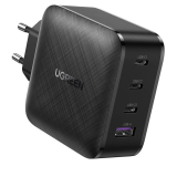 INCARCATOR retea Ugreen, CD104 Quick Charge 3.0 65W, 3 x USB Type-C 5V/3A, 1 x USB 5V/3A, negru 70774 (timbru verde 0.18 lei) - 6957303877744 
