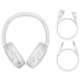 CASTI Baseus Encok D02 PRO, utilizare multimedia, smartphone, over the ear, pliabile, microfon pe casca, conectare prin Bluetooth 5.0, alb NGTD010302 (timbru verde 0.18 lei) - 6932172611699 