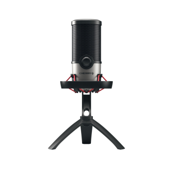 Microfon CHERRY UM 6.0 ADVANCED USB MIC/FOR STREAMING/OFFICE SILVER/BLAC JA-0710