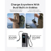 POWER BANK Anker 25.000 mAh, 165W 2 x cablu USB-C incorporat, 3 x USB-C (max 100W per port), 1 x USB-A (max 30W), afisaj LED, 595g, gri, 