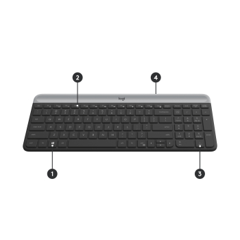Tastatura Logitech SLIM WRLS KEYBOARD MOUSE COMBO/MK470 - GRAPHITE - CH - CENTRAL 920-009192 Tastatura Logitech SLIM WRLS KEYBOARD MOUSE COMBO/MK470 - GRAPHITE - CH - CENTRAL 920-009192