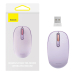 MOUSE Baseus PC sau NB wireless, 2.4GHz si Bluetooth, optic, 800/ 1200/1600 dpi,butoane/scroll 3/1, mov,B01055503513-00 (timbru verde 0.18 lei) - 6932172632861 