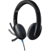 Casti Logitech H540 cu microfon si control de volum USB Black 981-000480