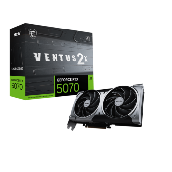 GeForce RTX 5070 12G VENTUS 2X OC, GDDR7, 192-bit, Negru