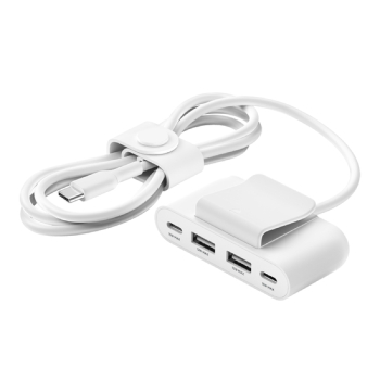 Adaptor Belkin 4-PORT USB SPLITTER 2XUSB-C/2XUSB-A MAX. 30W 2M CABLE WHITE BUZ001BT2MWHB7 Adaptor Belkin 4-PORT USB SPLITTER 2XUSB-C/2XUSB-A MAX. 30W 2M CABLE WHITE BUZ001BT2MWHB7