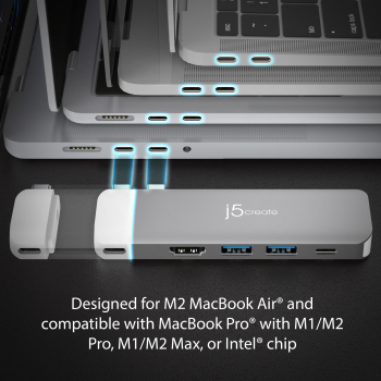 J5Create USB-C 6K PREMIUM HUB/ JCD394-N