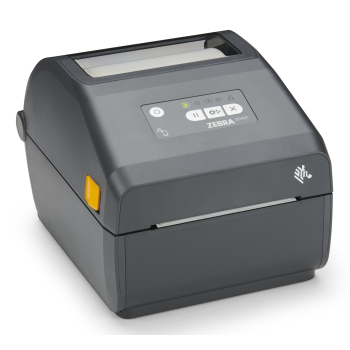 Zebra Direct Thermal Printer ZD421; 203 dpi, USB, USB Host, Modular Connectivity Slot, 802.11ac, BT4, ROW, EU and UK Cords, Swiss Font, EZPL ZD4A042-D0EW02EZ