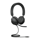 Casti JABRA EVOLVE2 40 SE USB-C UC/STEREO EXT. CORD 24189-989-889 Casti JABRA EVOLVE2 40 SE USB-C UC/STEREO EXT. CORD 24189-989-889