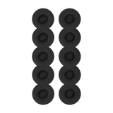 LEATHERETTE EAR CUSHIONS L 10 UNITS PACK                    IN