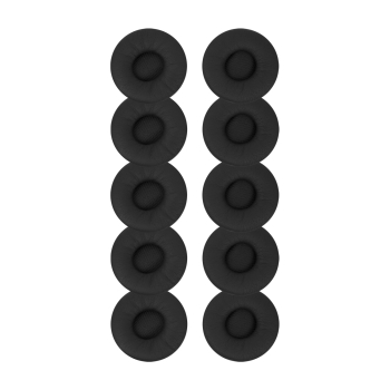 LEATHERETTE EAR CUSHIONS L 10 UNITS PACK                    IN