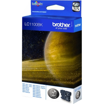 Cartus Brother LC-1100BK INK CARTRIDGE BLACK/F/ MFC-6490CW 450 PGS LC1100BK