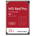 Western Digital 22TB RED PRO 512MB CMR 3.5IN/SATA 6GB/S INTELLIPOWERRPM WD221KFGX