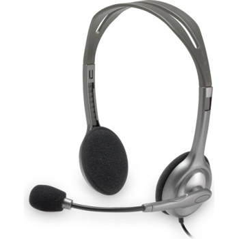 Casti Logitech H110 cu microfon gri 981-000271