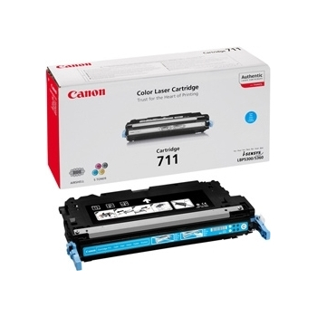Cartus Toner Canon CRG-711C Cyan 6000 Pagini for LBP 5300, LBP 5360, MF 9130, MF 9170, MF 9220CDN, MF 9280CDN CR1659B002AA