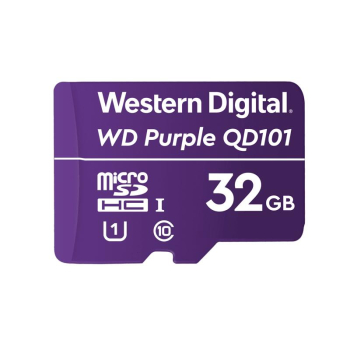Card memorie Western Digital WD PURPLE QD101 MICROSD 32GB/3YEAR WARRANTY WDD032G1P0C