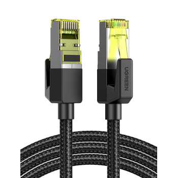 PATCH CORD UTP Ugreen Cat7, NW150 fire din cupru, tiny cable, viteza maxima 10 Gbps, braided, 2m, negru 80423 (timbru verde 0.08 lei) - 6957303884230 PATCH CORD UTP Ugreen Cat7, NW150 fire din cupru, tiny cable, viteza maxima 10 Gbps, braided, 2m, negru 80423 (timbru verde 0.08 lei) - 6957303884230